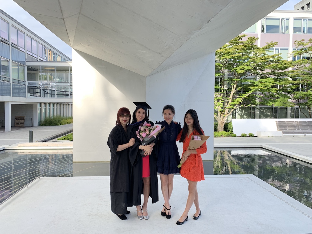 Barb with her family.